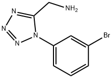 (1-(3-溴苯基)-1H-四唑-5-基)甲胺,1267466-11-4,结构式
