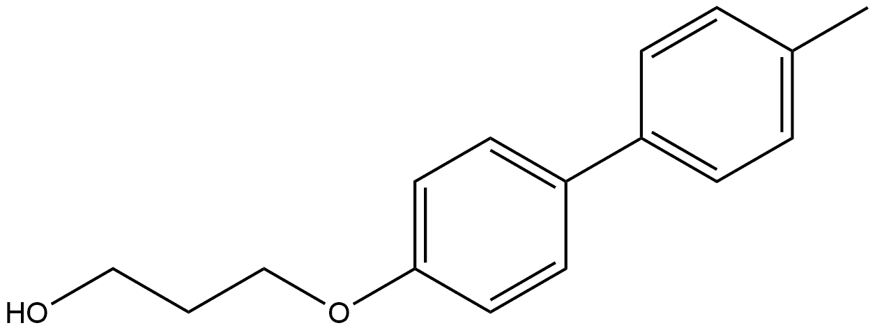 3-[(4'-Methyl[1,1'-biphenyl]-4-yl)oxy]-1-propanol Structure