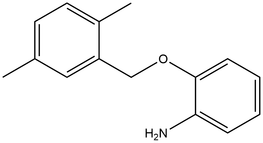 2-[(2,5-Dimethylphenyl)methoxy]benzenamine Structure