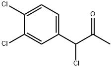 1-Chloro-1-(3,4-dichlorophenyl)propan-2-one Structure