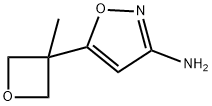 3-Isoxazolamine, 5-(3-methyl-3-oxetanyl)- Structure