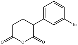 3-(3-溴苯基)二氢2H吡喃-2,6(3H)-二酮,1268142-28-4,结构式