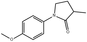 2-Pyrrolidinone, 1-(4-methoxyphenyl)-3-methyl- Structure