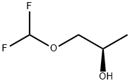 (2R)-1-(difluoromethoxy)propan-2-ol 化学構造式