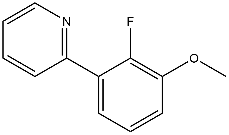 2-(2-Fluoro-3-methoxyphenyl)pyridine Structure