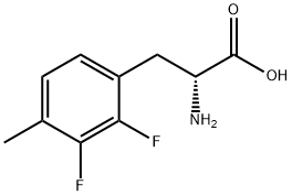 (2R)-2-amino-3-(2,3-difluoro-4-methylphenyl)propanoic acid Structure