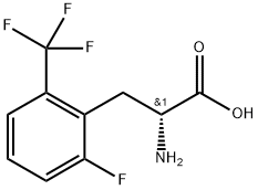(2R)-2-amino-3-[2-fluoro-6-(trifluoromethyl)phenyl]propanoic acid Structure