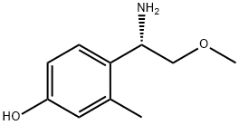 (S)-4-(1-amino-2-methoxyethyl)-3-methylphenol Structure