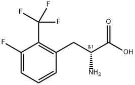 (2R)-2-amino-3-[3-fluoro-2-(trifluoromethyl)phenyl]propanoic acid,1269996-55-5,结构式