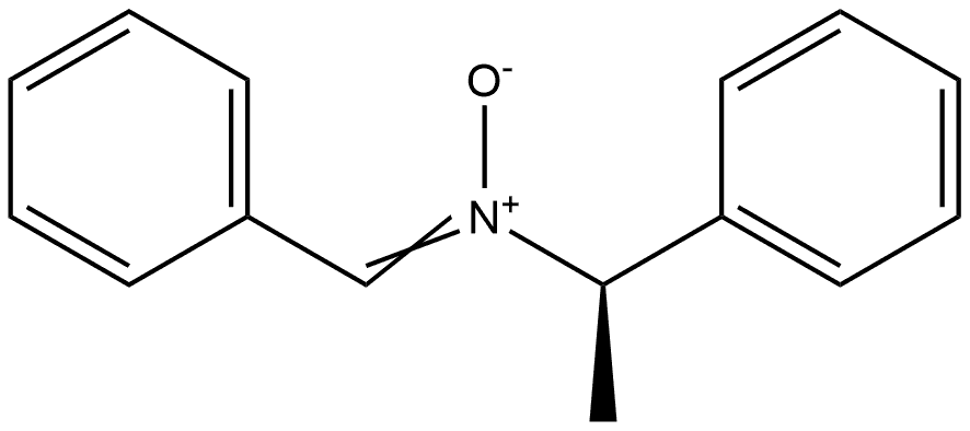 Benzenemethanamine, α-methyl-N-(phenylmethylene)-, N-oxide, (αR)-