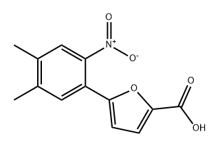 2-Furancarboxylic acid, 5-(4,5-dimethyl-2-nitrophenyl)-