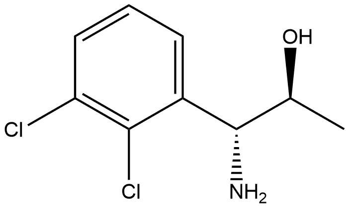 (1R,2S)-1-AMINO-1-(2,3-DICHLOROPHENYL)PROPAN-2-OL Struktur