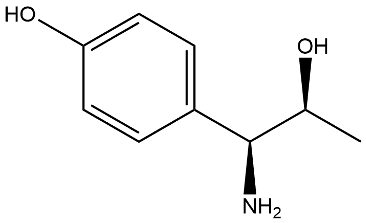 4-[(1S,2S)-1-AMINO-2-HYDROXYPROPYL]PHENOL Struktur