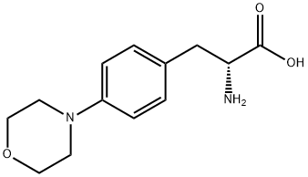 4-(4-Morpholinyl)-D-phenylalanine Structure