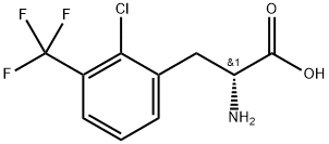 (2R)-2-amino-3-[2-chloro-3-(trifluoromethyl)phenyl]propanoic acid,1270187-39-7,结构式