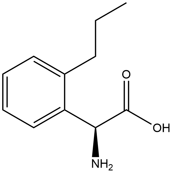 (S)-2-amino-2-(2-propylphenyl)acetic acid Structure