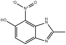 1H-Benzimidazol-5-ol,2-methyl-4-nitro-(9CI),127025-81-4,结构式