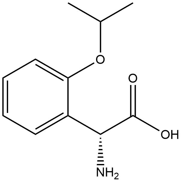 (R)-2-amino-2-(2-isopropoxyphenyl)acetic acid Structure