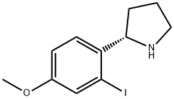 2-(2-iodo-4-methoxyphenyl)pyrrolidine Struktur