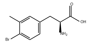 Phenylalanine, 4-bromo-3-methyl- 化学構造式