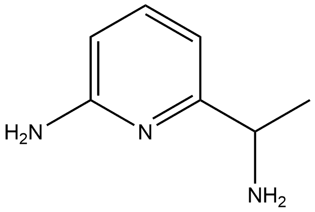 2-Pyridinemethanamine, 6-amino-α-methyl- 化学構造式