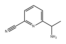 2-Pyridinecarbonitrile, 6-(1-aminoethyl)- Structure