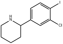 2-(3-chloro-4-iodophenyl)piperidine Structure