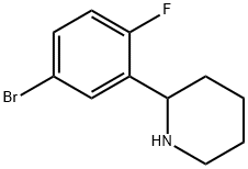 2-(5-bromo-2-fluorophenyl)piperidine|2-(5-溴-2-氟苯基)哌啶