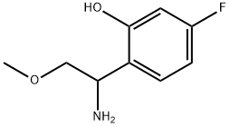 2-(1-amino-2-methoxyethyl)-5-fluorophenol,1270505-25-3,结构式