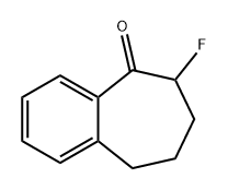 5H-Benzocyclohepten-5-one, 6-fluoro-6,7,8,9-tetrahydro- Structure