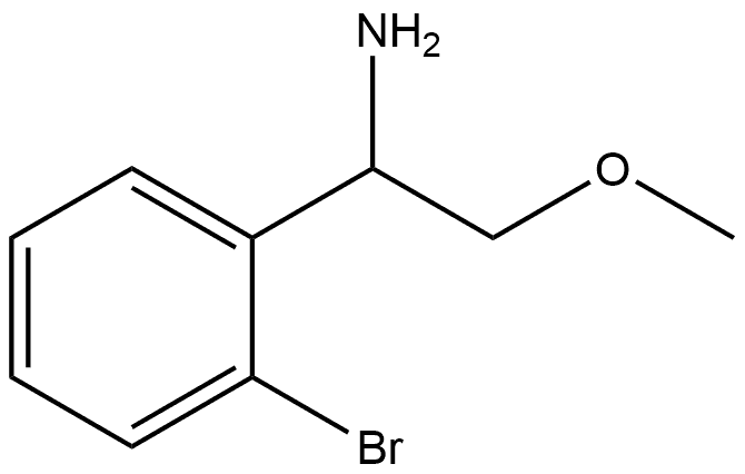 1-(2-bromophenyl)-2-methoxyethanamine,1270557-83-9,结构式