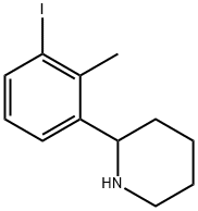 2-(3-iodo-2-methylphenyl)piperidine Structure