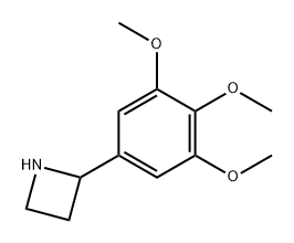 Azetidine, 2-(3,4,5-trimethoxyphenyl)- Struktur