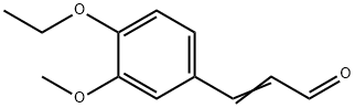 2-Propenal, 3-(4-ethoxy-3-methoxyphenyl)- 化学構造式