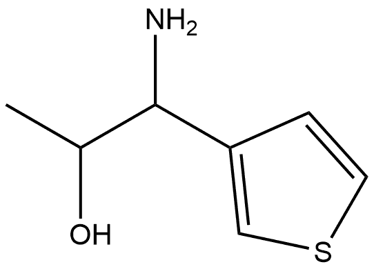 1-AMINO-1-(3-THIENYL)PROPAN-2-OL 结构式