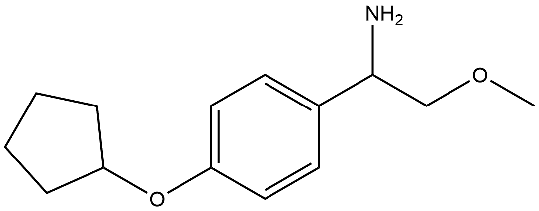 1-(4-Cyclopentyloxyphenyl)-2-methoxyethylamine|