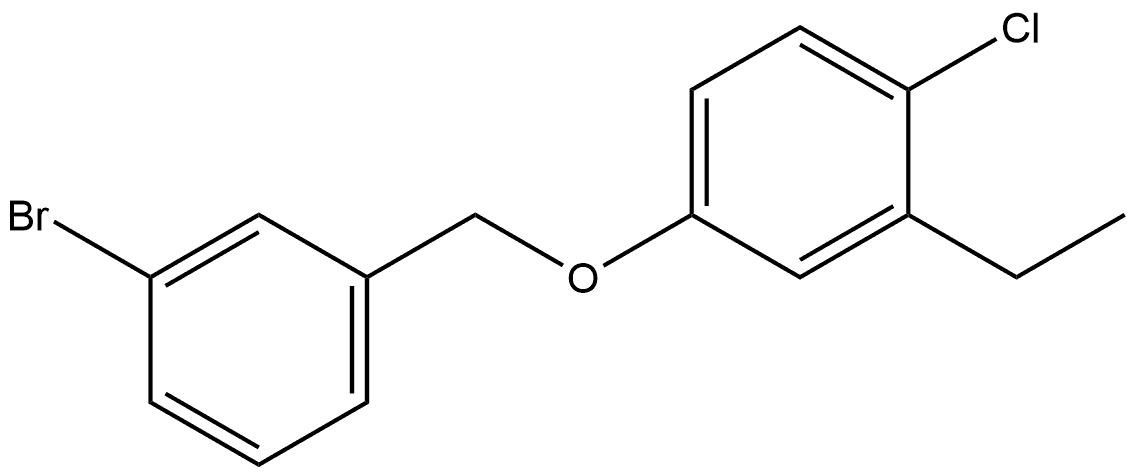 4-[(3-Bromophenyl)methoxy]-1-chloro-2-ethylbenzene Structure