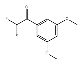 Ethanone, 1-(3,5-dimethoxyphenyl)-2,2-difluoro- 化学構造式