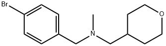 [(4-Bromophenyl)methyl](methyl)[(oxan-4-yl)methyl]amine Structure