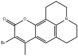 1H,5H,11H-[1]Benzopyrano[6,7,8-ij]quinolizin-11-one, 10-bromo-2,3,6,7-tetrahydro-9-methyl- (9CI) 结构式