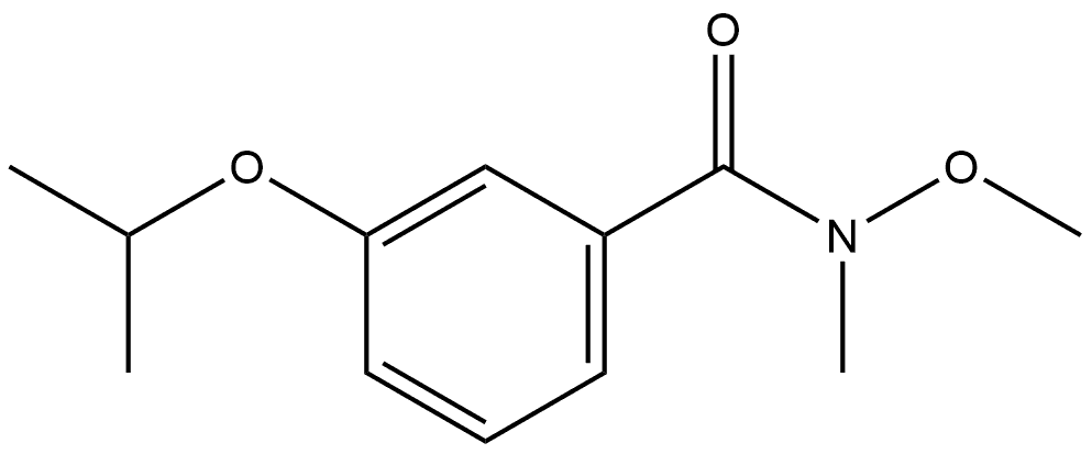 N-Methoxy-N-methyl-3-(1-methylethoxy)benzamide Structure