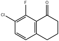 1(2H)-Naphthalenone, 7-chloro-8-fluoro-3,4-dihydro- Structure