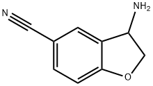 3-Amino-2,3-dihydro-1-benzofuran-5-carbonitrile,1273610-51-7,结构式