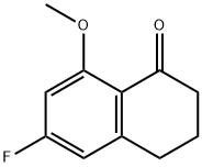 1(2H)-Naphthalenone, 6-fluoro-3,4-dihydro-8-methoxy- Structure