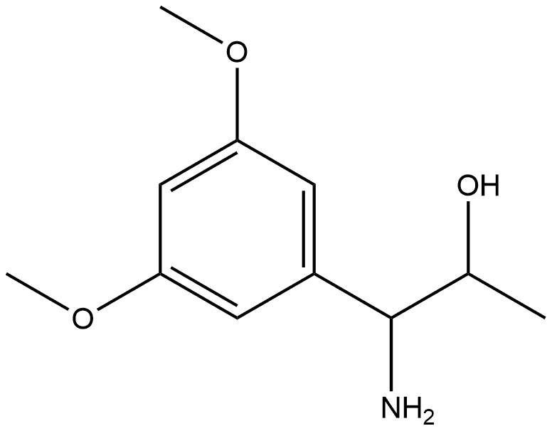 1-AMINO-1-(3,5-DIMETHOXYPHENYL)PROPAN-2-OL Structure