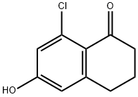 8-Chloro-3,4-dihydro-6-hydroxy-1(2H)-naphthalenone Structure