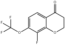 4H-1-Benzopyran-4-one, 8-fluoro-2,3-dihydro-7-(trifluoromethoxy)-|