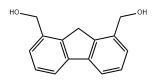 9H-Fluorene-1,8-dimethanol Struktur