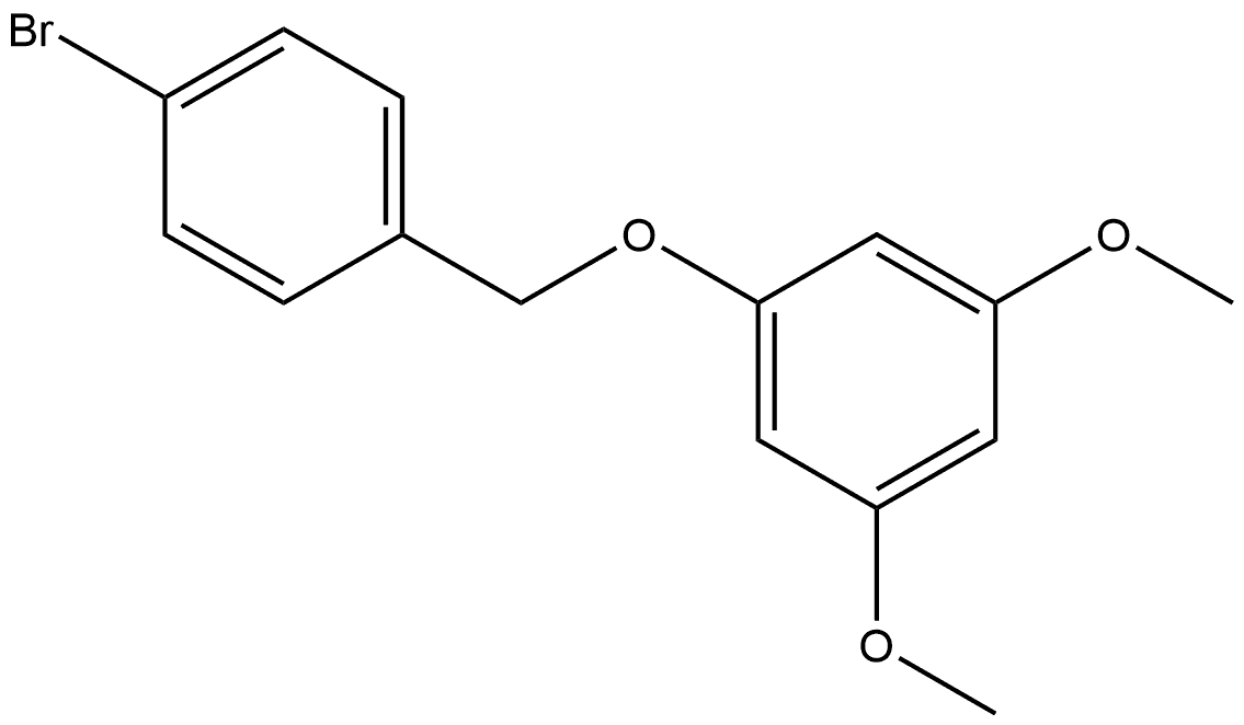 1-[(4-Bromophenyl)methoxy]-3,5-dimethoxybenzene Structure