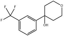 4-(3-(trifluoromethyl)phenyl)tetrahydro-2H-pyran-4-ol,1274137-35-7,结构式